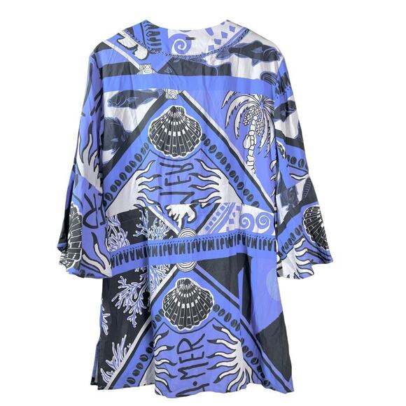 New Women’s Maaji Eclectic Ocean Joyous Kaftan Size M - Picture 7 of 11